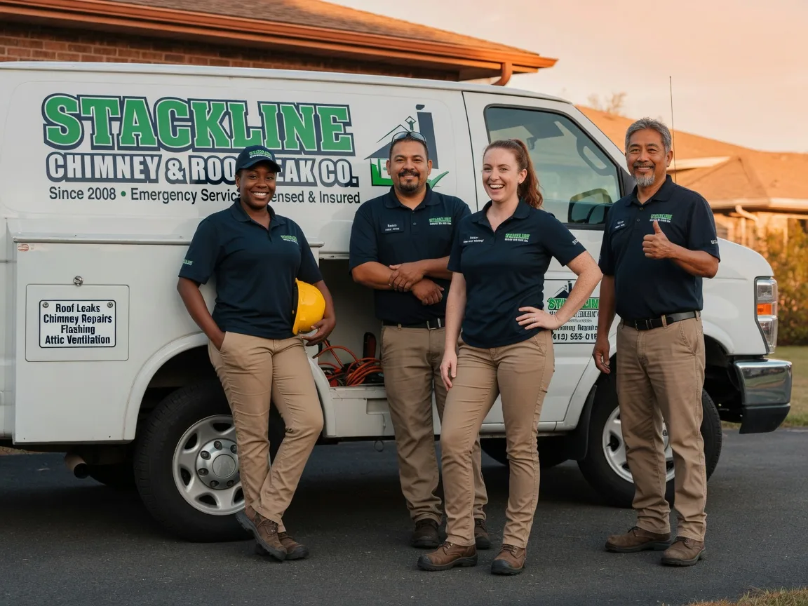 Chimney flashing repair company in Kelly, NC